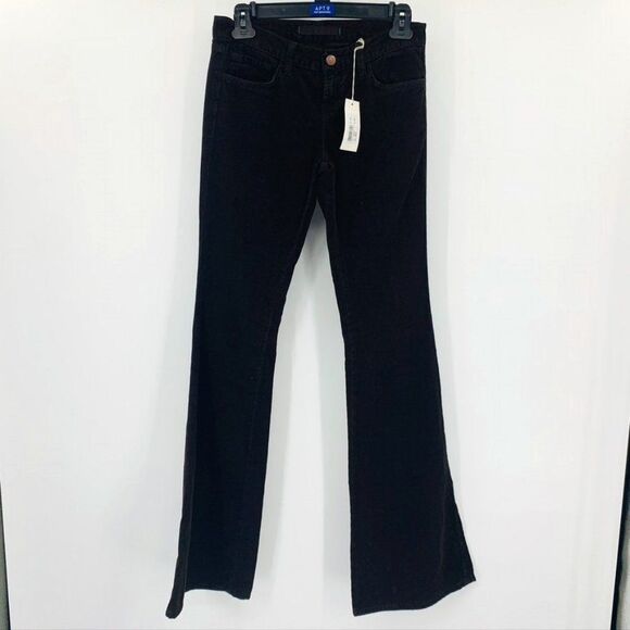 J Brand Brown Corduroy Bell Bottoms NWT Sz 24 - Picture 1 of 9